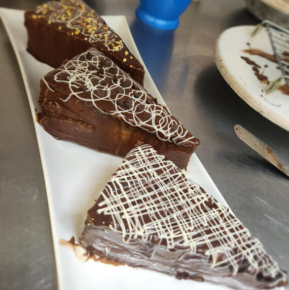 Ganache Slices