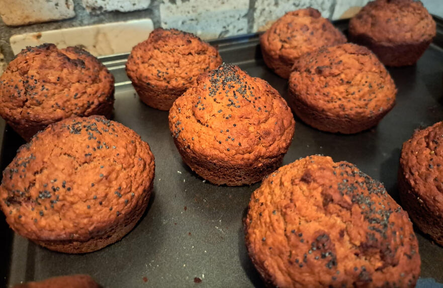 Poppy Seed Bran Muffins