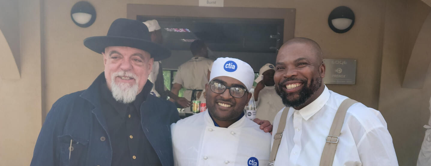 Chef Pete Goffe-Wood, Chef Dante Chetty & Chef Benny Masekwameng